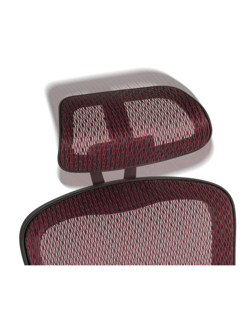 Mesh Office Chair Red Harmony Executive Chair 6956RED by Teknik - enlarged view