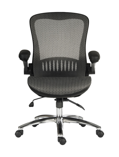 Mesh Office Chair Grey Harmony Executive Chair 6956GREY by Teknik - enlarged view