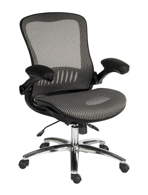 Mesh Office Chair Grey Harmony Executive Chair 6956GREY by Teknik - enlarged view