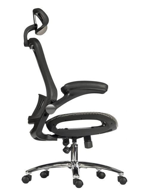 Mesh Office Chair Grey Harmony Executive Chair 6956GREY by Teknik - enlarged view