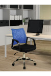 Operator Chair Blue Calypso Mesh Office Chair BCM/F1204/BL by Eliza Tinsley - enlarged view