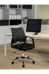 Operator Chair Black Calypso Mesh Office Chair BCM/F1204/BK by Eliza Tinsley - enlarged view