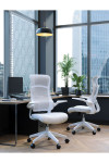 Mesh Office Chair Romsey High Back Grey Task Chair BCM/H476/GY by Nautilus - enlarged view