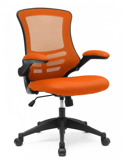 Mesh Office Chair Orange Luna Computer Chair BCM/L1302/OG by Eliza Tinsley - enlarged view