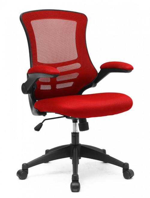 Mesh Office Chair Red Luna Computer Chair BCM/L1302/RD by Eliza Tinsley - enlarged view