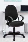 Fabric Office Chair Black Java 100 Task Operator Chair BCF/I300/BK by Eliza Tinsley - enlarged view