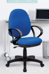 Fabric Office Chair Blue Java 100 Task Operator Chair BCF/I300/BL by Eliza Tinsley - enlarged view