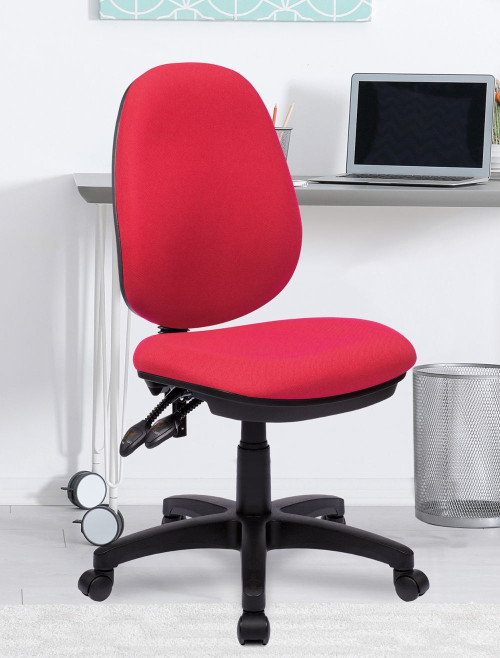 Office Chairs Red Java 300 High Back Operator Chairs BCF/P606/RD by Eliza Tinsley