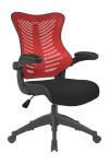 Mesh Office Chair Red Mercury 2 Executive Computer Chair BCM/L1304/RD by Eliza Tinsley - enlarged view