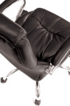 Office Chair Black Leather Faced Sandown Executive Chair DPA617KTAG/LBK by Eliza Tinsley - enlarged view