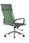 Bonded Leather Office Chair Forest Green Aura High Back BCL/9003/FGN by Eliza Tinsley Nautilus - enlarged view