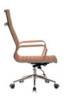 Bonded Leather Office Chair Coffee Brown Aura High Back BCL/9003/BW by Eliza Tinsley Nautilus - enlarged view