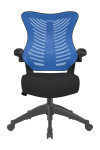 Mesh Office Chair Blue Mercury 2 Executive Computer Chair BCM/L1304/BL by Eliza Tinsley - enlarged view