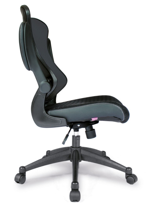 Mesh Office Chair Black Mercury 2 Executive Computer Chair BCM/L1304/BK by Eliza Tinsley - enlarged view