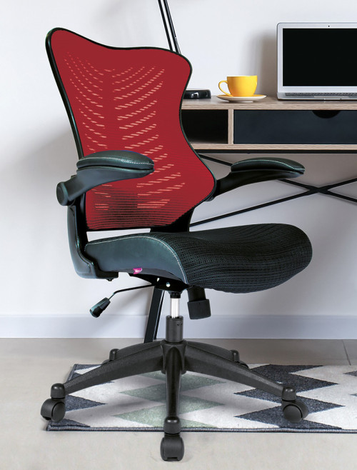 Mesh Office Chair Red Mercury 2 Executive Computer Chair BCM/L1304/RD by Eliza Tinsley