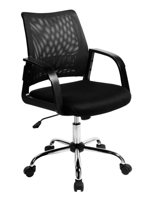 Operator Chair Black Calypso Mesh Office Chair BCM/F1204/BK by Eliza Tinsley - enlarged view