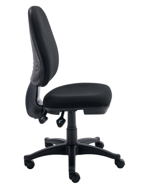 Office Chairs Black Versi 2 Lever Operator Chair CH0001BK by TC Office - enlarged view