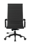 Bonded Leather Office Chair Black Aura High Back Executive Chair BCL/9003/BK-BK by Nautilus - enlarged view