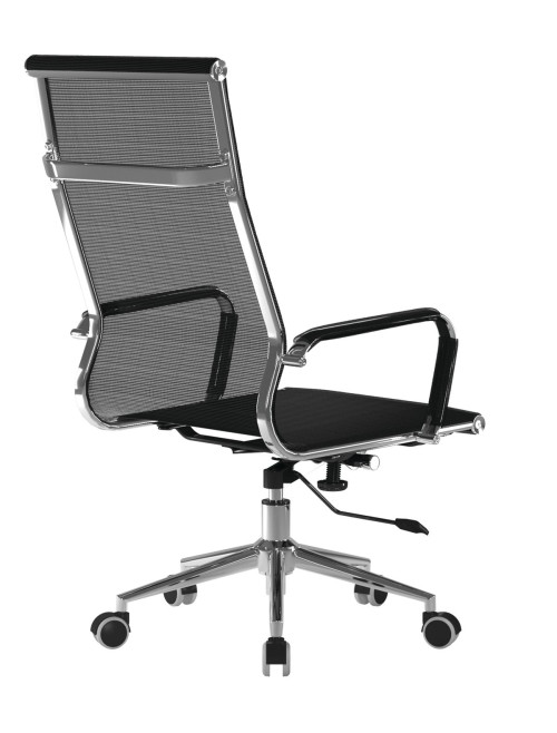 Mesh Office Chair Black Aura Hugh Back Mesh Chair BCM/9003/BK by Nautilus - enlarged view