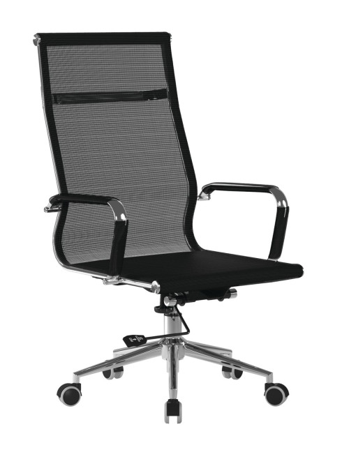 Mesh Office Chair Black Aura Hugh Back Mesh Chair BCM/9003/BK by Nautilus - enlarged view