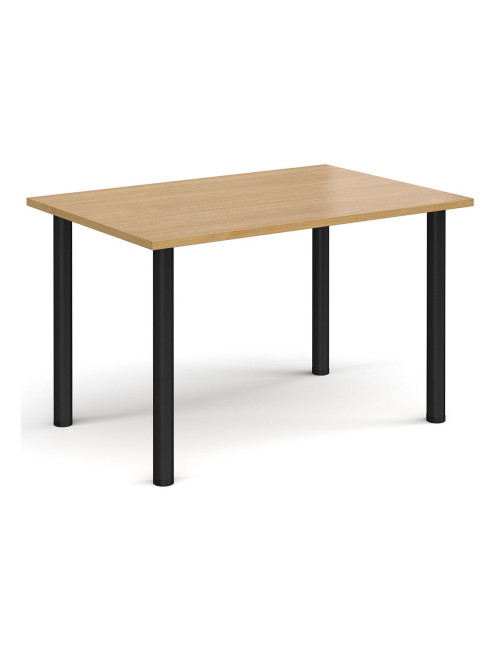 Rectangular Meeting Table Oak 1200mm Wide Table DRL1200-C-O by Dams - enlarged view