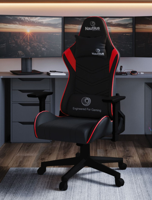 Office Chairs Red/Black Apollo Ergonomic Gaming Chair by Nautilus