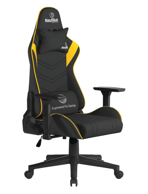 Office Chairs Yellow/Black Apollo Ergonomic Gaming Chair by Nautilus - enlarged view