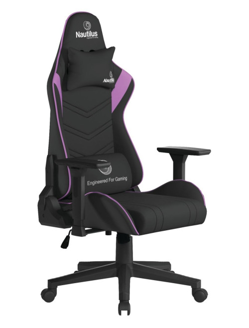 Office Chairs Purple/Black Apollo Ergonomic Gaming Chair by Nautilus - enlarged view