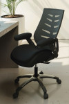 Mesh Office Chair Black Celeste Heavy Duty Bariatric Chair by Nautilus - enlarged view