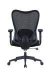 Mesh Office Chair Black Zephyr Ergonomic Mesh Chair by Nautilus - enlarged view