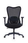 Mesh Office Chair Black Zephyr Ergonomic Mesh Chair by Nautilus - enlarged view