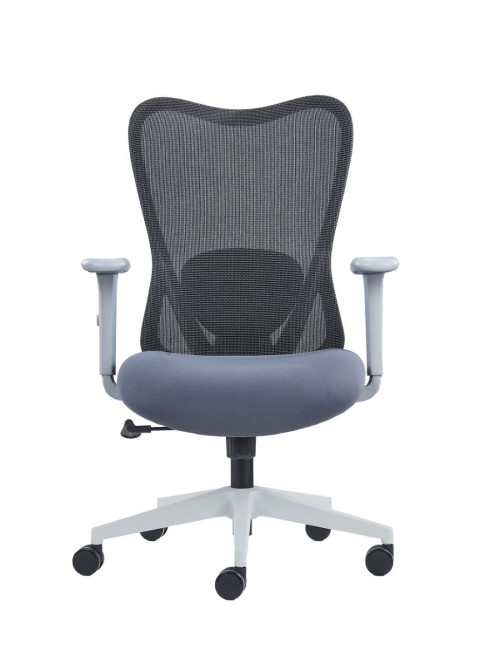 Mesh Office Chair Grey Zephyr Ergonomic Mesh Chair by Nautilus - enlarged view