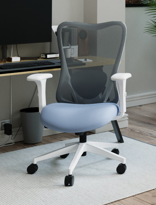 Mesh Office Chair Grey Zephyr Ergonomic Mesh Chair by Nautilus