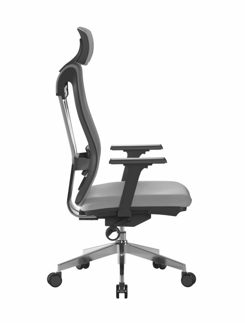 Mesh Office Chair Grey Moritz 24 Hour Ergonomic Mesh Chair by Nautilus - enlarged view