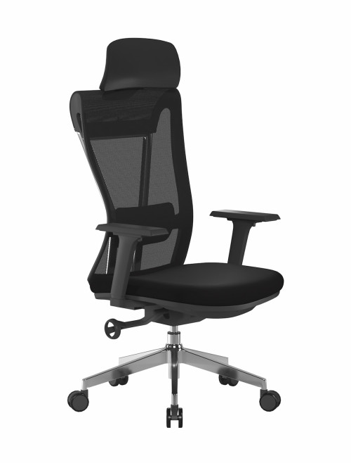 Mesh Office Chair Black Moritz 24 Hour Ergonomic Mesh Chair by Nautilus - enlarged view