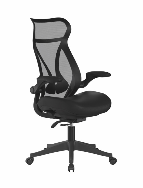 Mesh Office Chair Black Aether High Back Mesh Chair by Nautilus