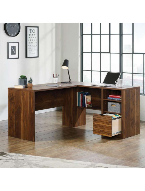 Home Office Desks Hampstead Park Walnut Corner Desk by Teknik