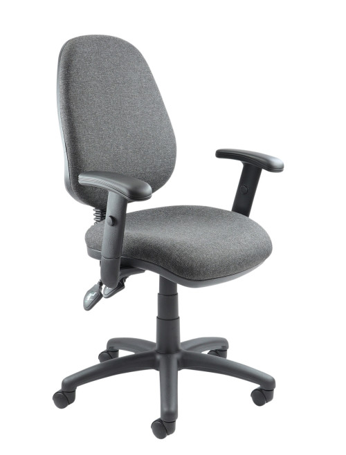 Fabric Office Chair Charcoal Vantage 102 Operator Chair V102-00-C by Dams