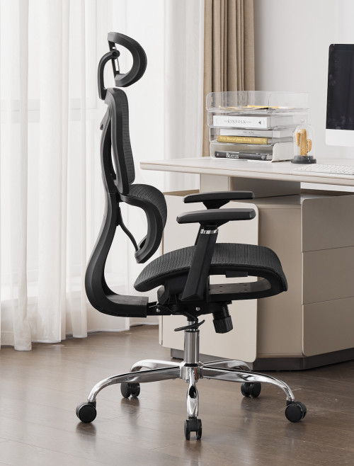 Mesh Office Chair Black Elite Computer Chair 254-11-01-01-01 - enlarged view