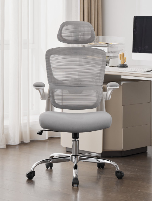 Mesh Office Chair Grey Supreme Computer Chair 253-11-03-04-01 - enlarged view