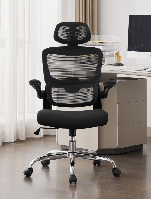 Mesh Office Chair Black Supreme Computer Chair 253-11-01-01-01 - enlarged view