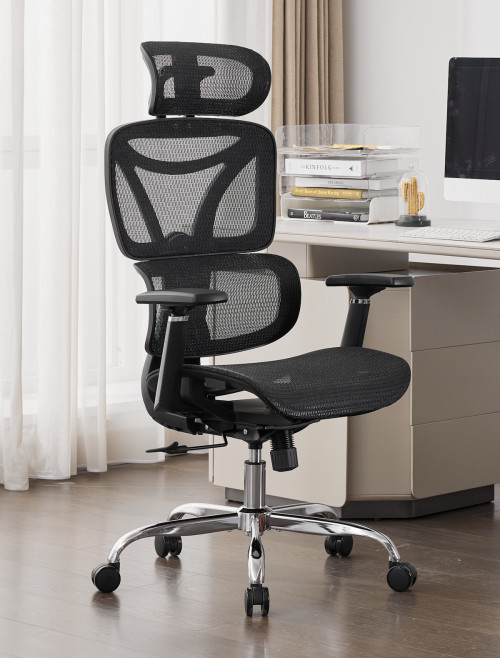 Mesh Office Chair Black Elite Computer Chair 254-11-01-01-01 - enlarged view