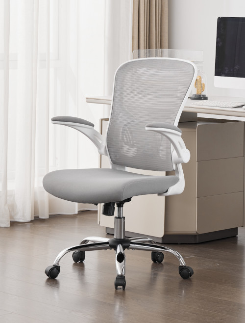 Mesh Office Chair Grey Prime Computer Chair 251-11-03-04-01 - enlarged view