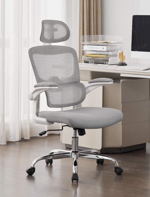 Mesh Office Chair Grey Supreme Computer Chair 253-11-03-04-01 - enlarged view