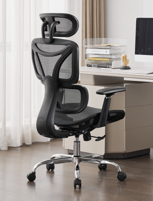 Mesh Office Chair Black Elite Computer Chair 254-11-01-01-01 - enlarged view