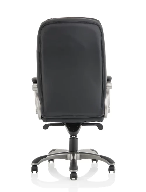 Office Chair Black Oscar Leather Effect Executive Chair EX000243 - enlarged view