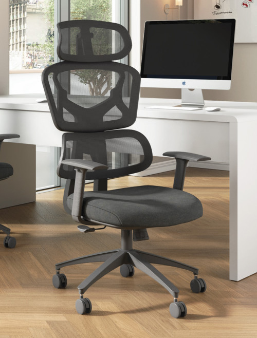 Mesh Office Chair Black Trinity Ergonomic Mesh Chair BCM/K470/BK