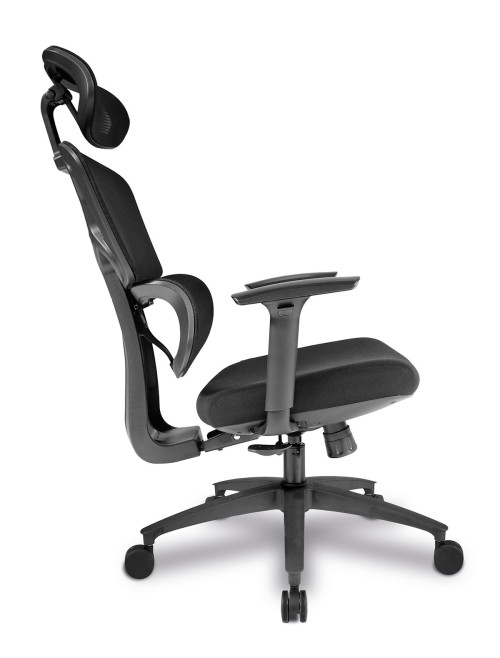 Mesh Office Chair Black Trinity Ergonomic Mesh Chair BCM/K470/BK - enlarged view