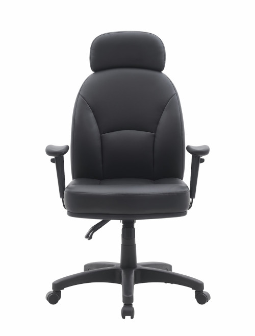 Office Chair Black Avon 24 Hour Bonded Leather Operator Chair BCL/R373/BK - enlarged view