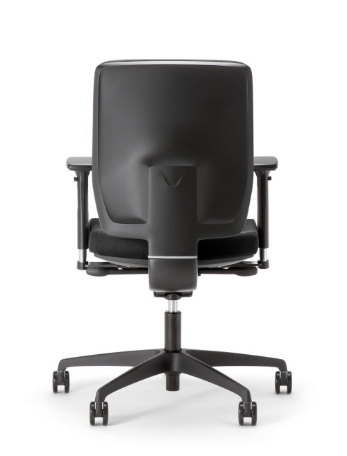 Office Chair Black Bengal Medium Back 24 Hour Heavy Duty Chair CH0741BK - enlarged view